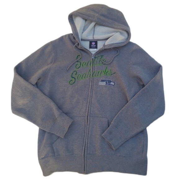 Y2k Seattle Seahawks Full zip Hoodie - Picture 1 of 9